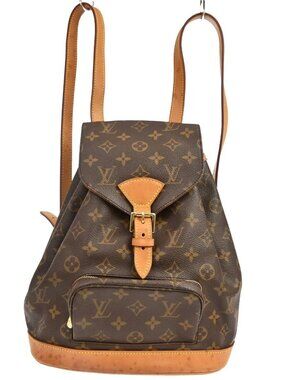 Best04 LOUIS VUITTON MONTSOURIS MM BACKPACK BAG MONOGRAM M51136 SP0040 RQ03012